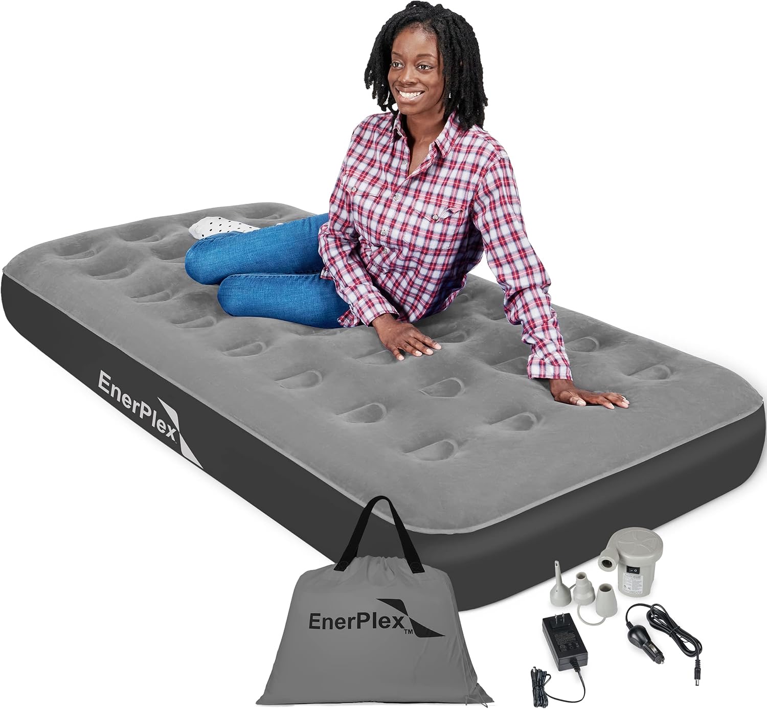 EnerPlex Never-Leak Camping Series Air Mattress