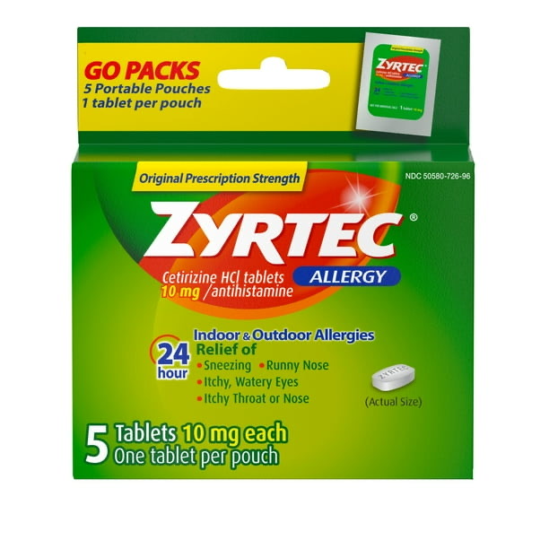 Zyrtec 24 Hour Allergy Relief Tablets