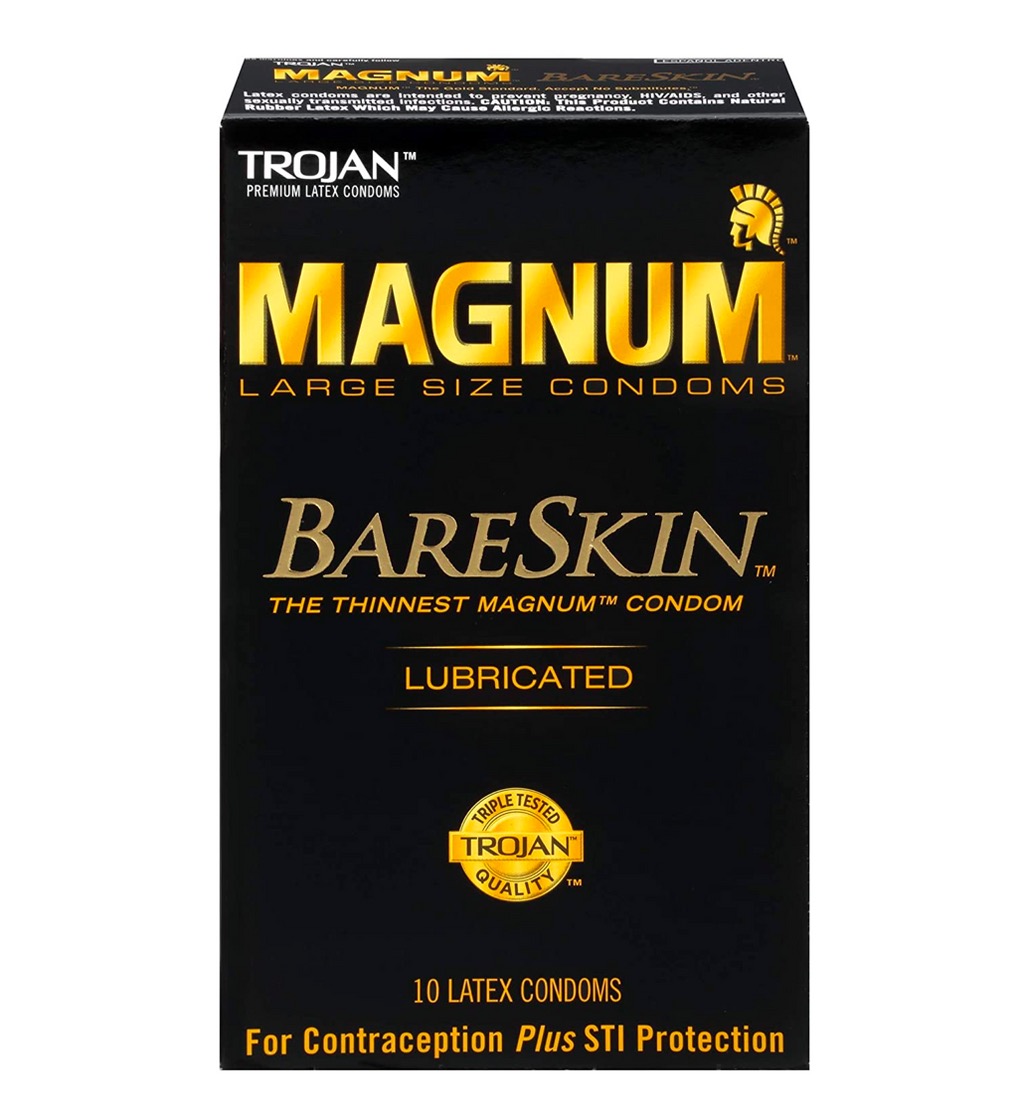 Trojan Magnum Bareskin Large Condoms