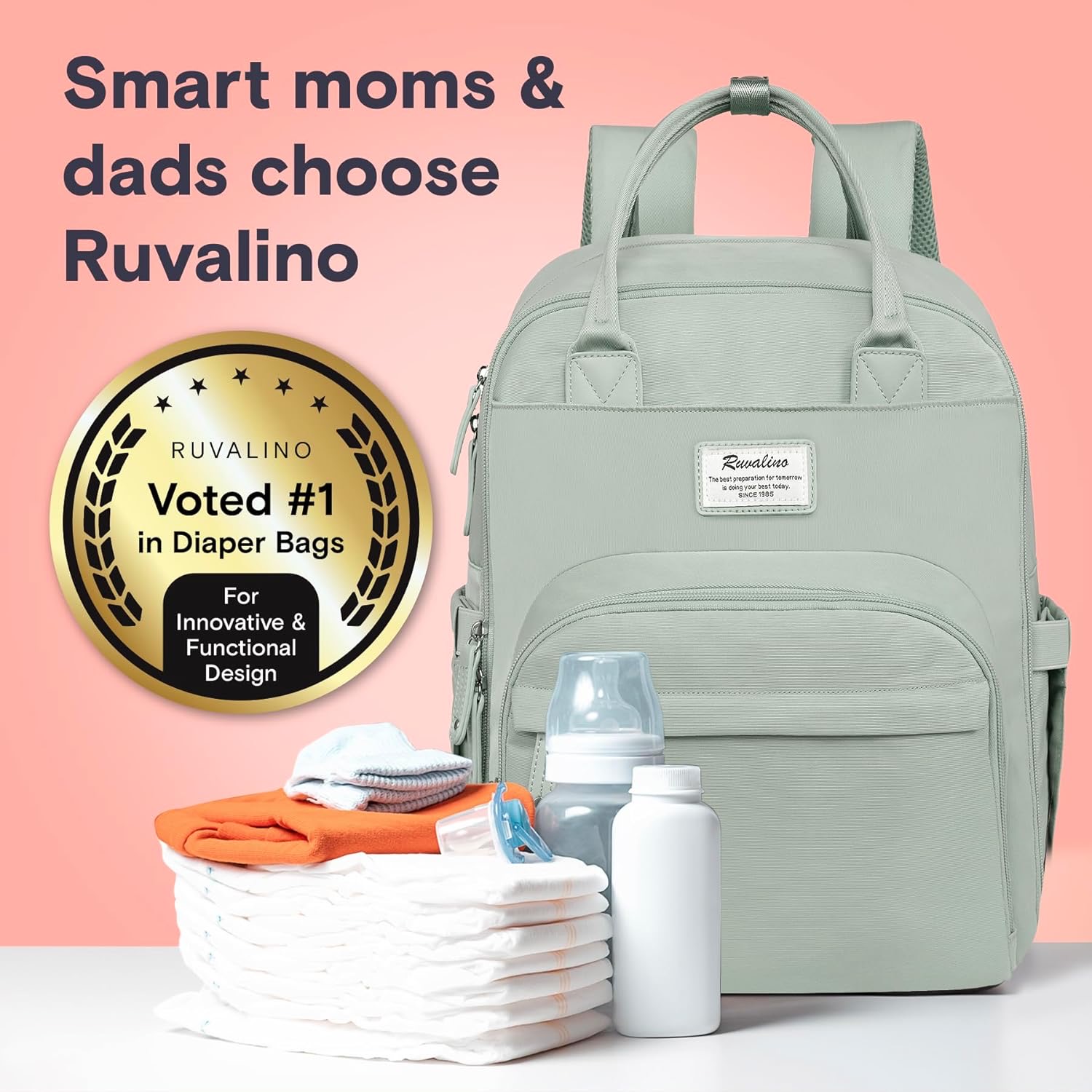Ruvalino Multifunction Travel Diaper Backpack