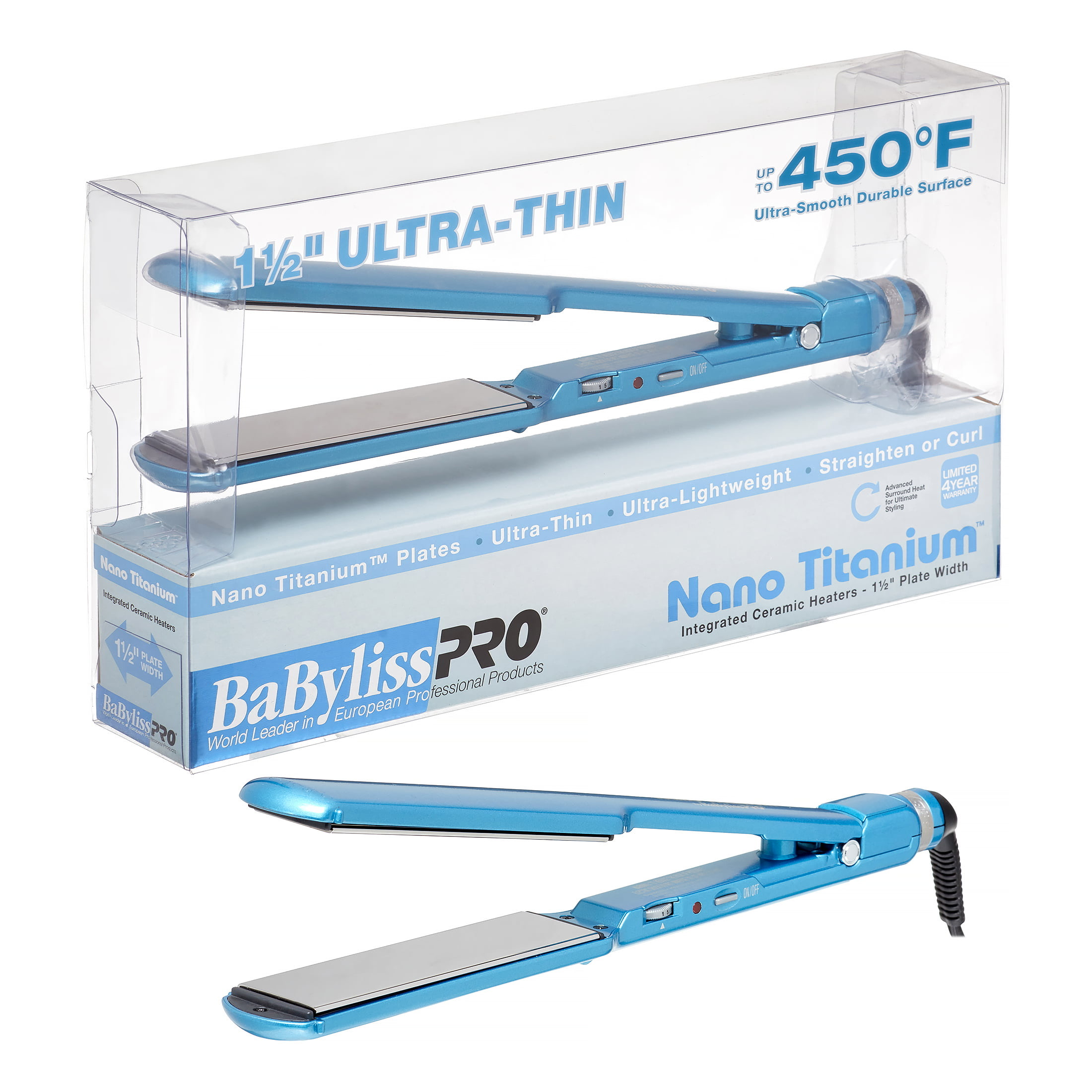 BaBylissPRO Nano Titanium Ultra-Thin Straightening Iron