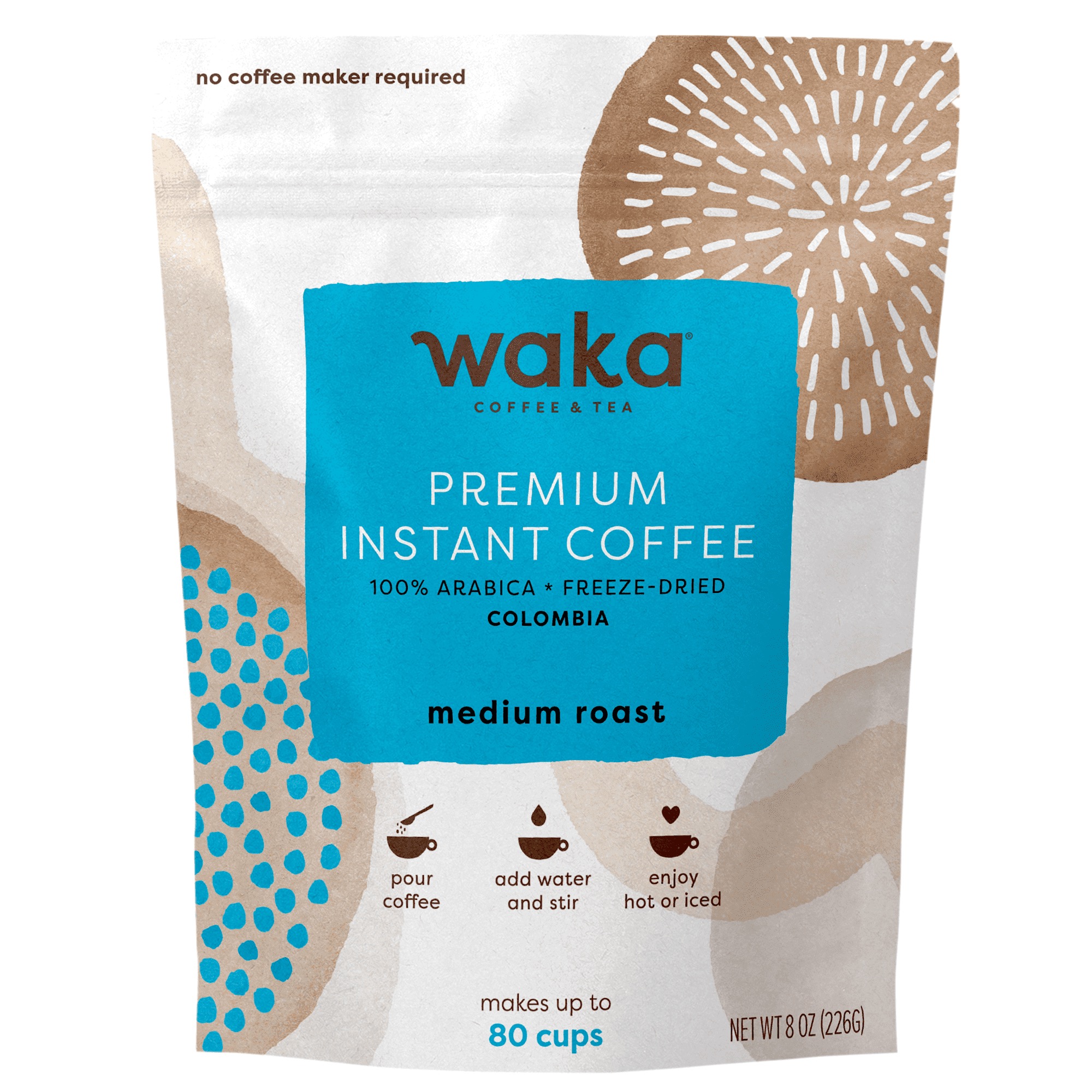 Waka Coffee Medium Roast Instant Coffee