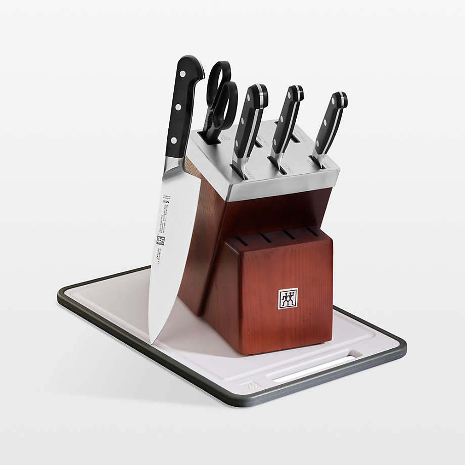 ZWILLING Pro 7-Piece Self-Sharpening Knife Block Set