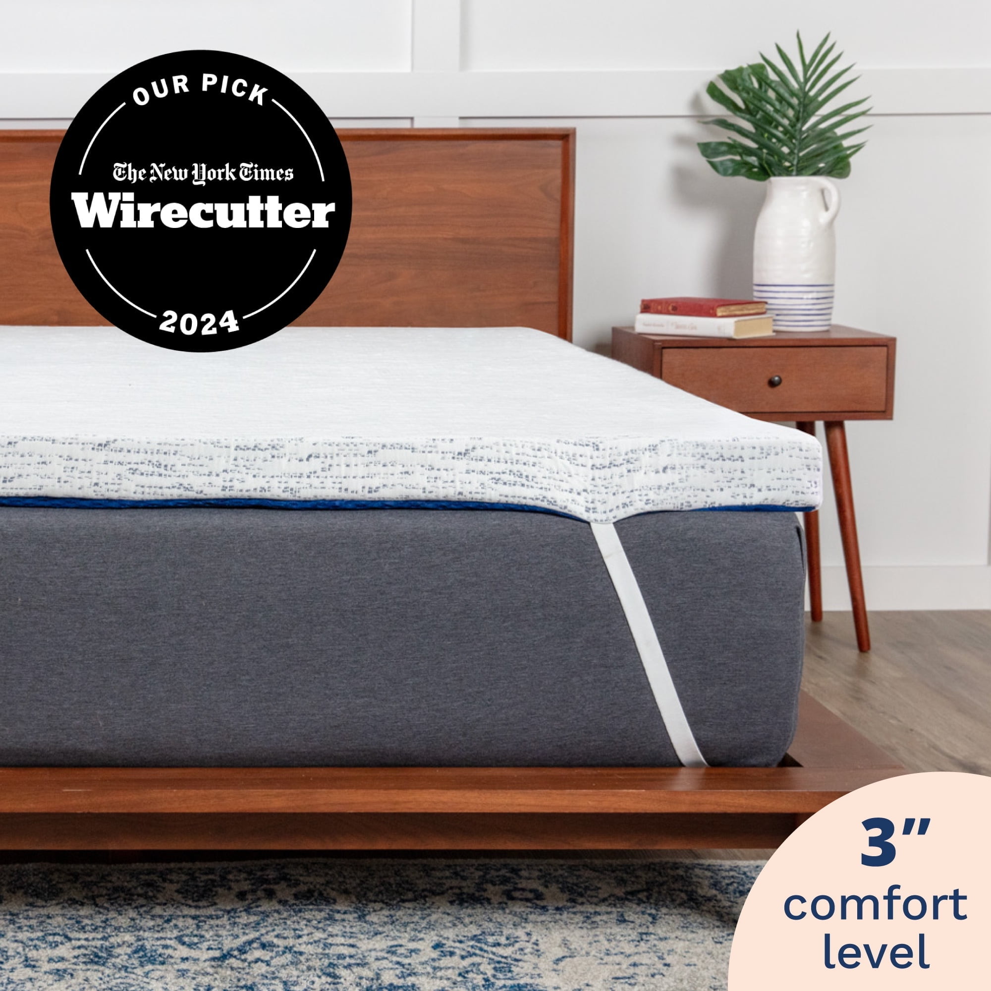 ViscoSoft Select High Density 3 Inch Mattress Topper