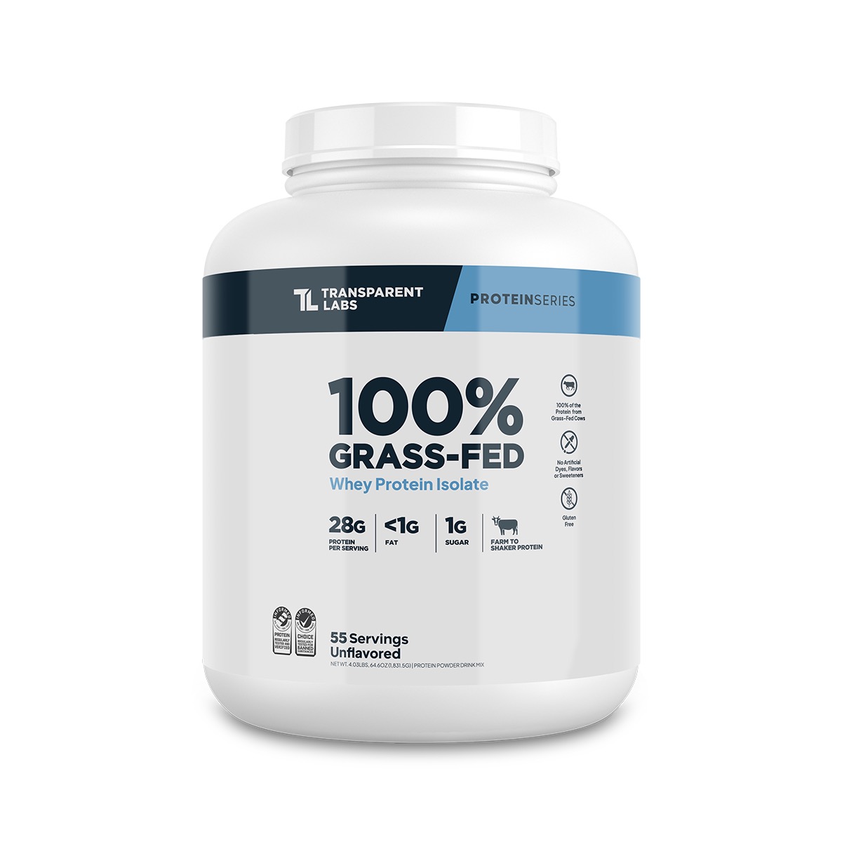 Transparent Labs Grass-Fed Whey Isolate
