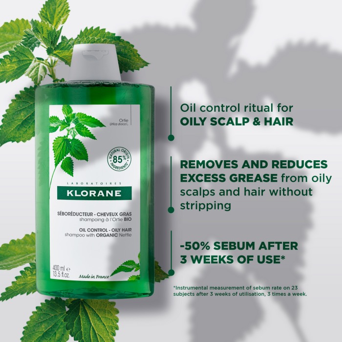 Klorane Shampoo with Nettle, Oil Control