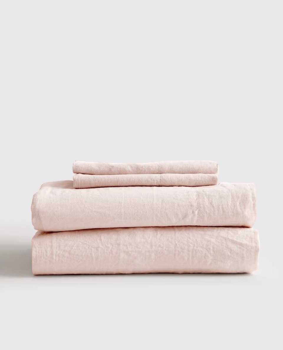 Quince European Linen Sheet Set