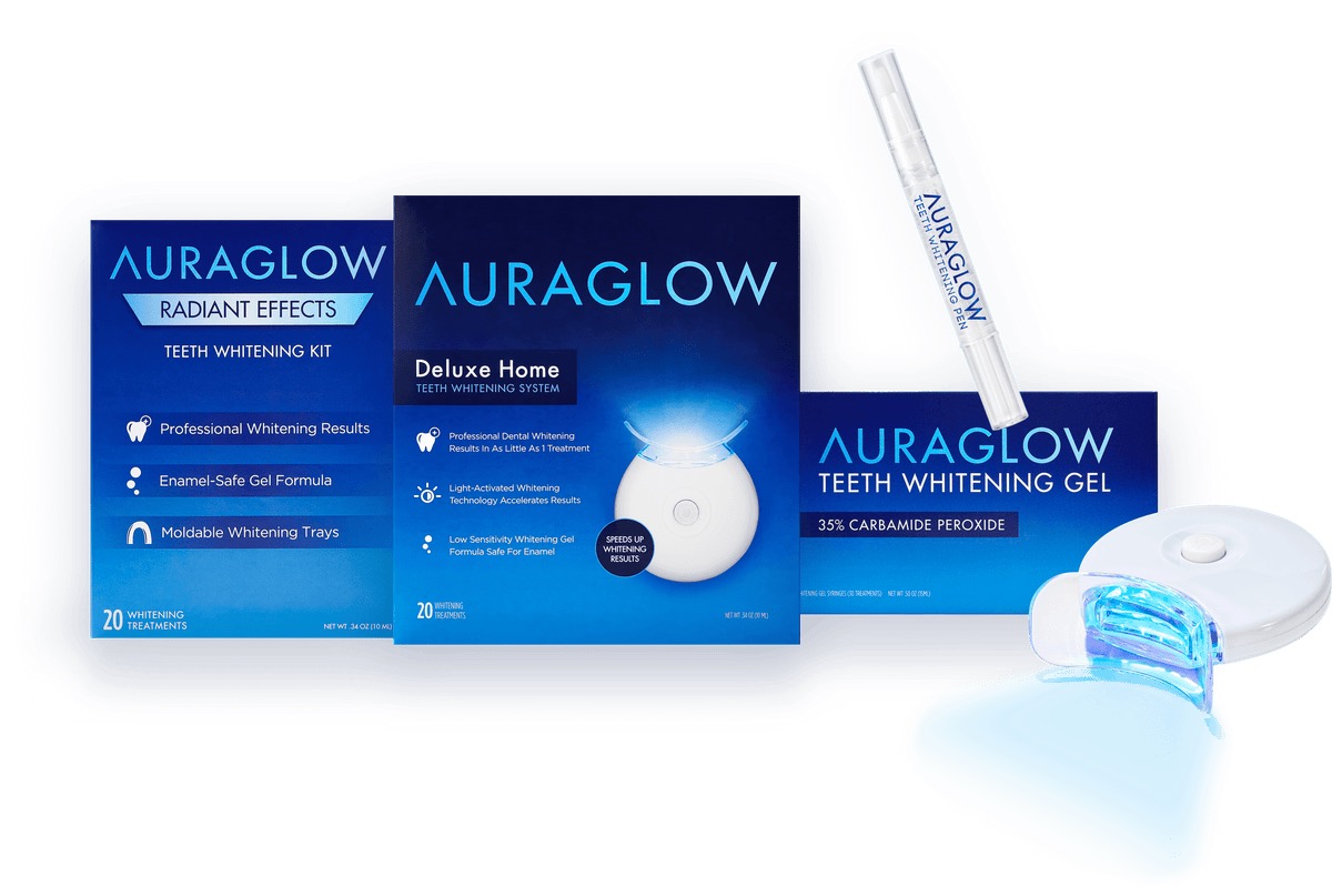 Auraglow Teeth Whitening Kit