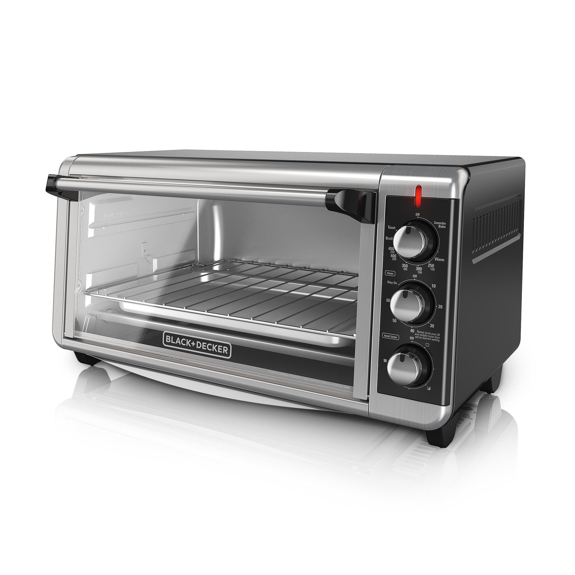 BLACK+DECKER 8-Slice Extra Wide Convection Toaster Oven