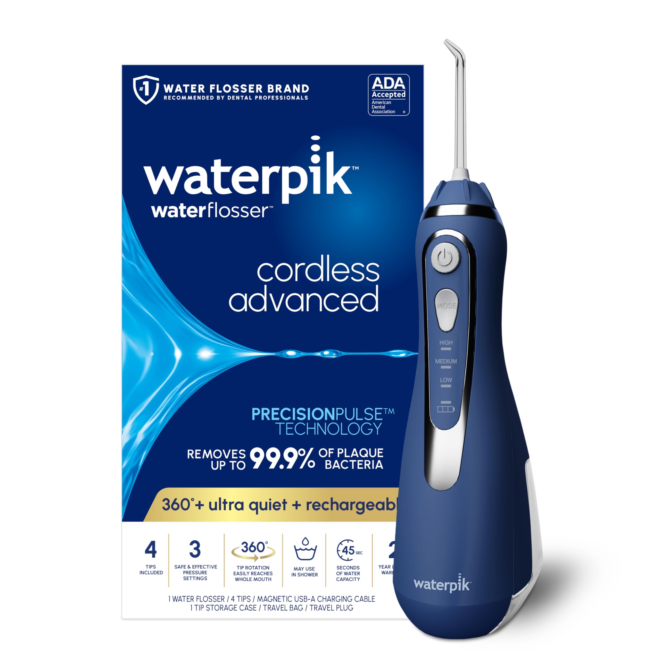 Waterpik Cordless Advanced Water Flosser (WP-583)
