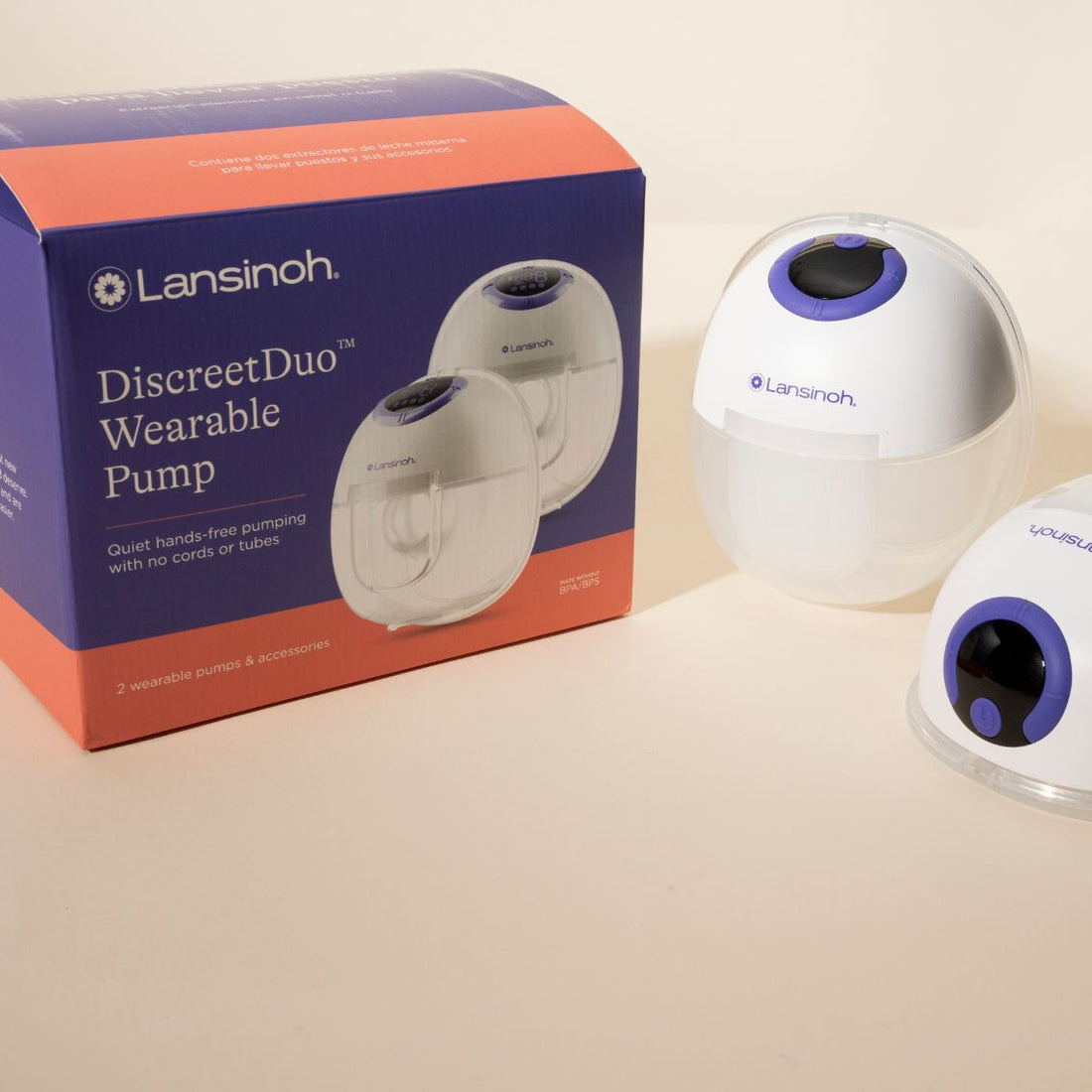 Lansinoh DiscreetDuo Wearable Pump